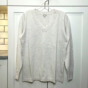 Talbots multicolor v-neck sweater Ladies medium